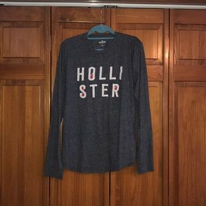 Navy Blue Hollister Long Sleeve
